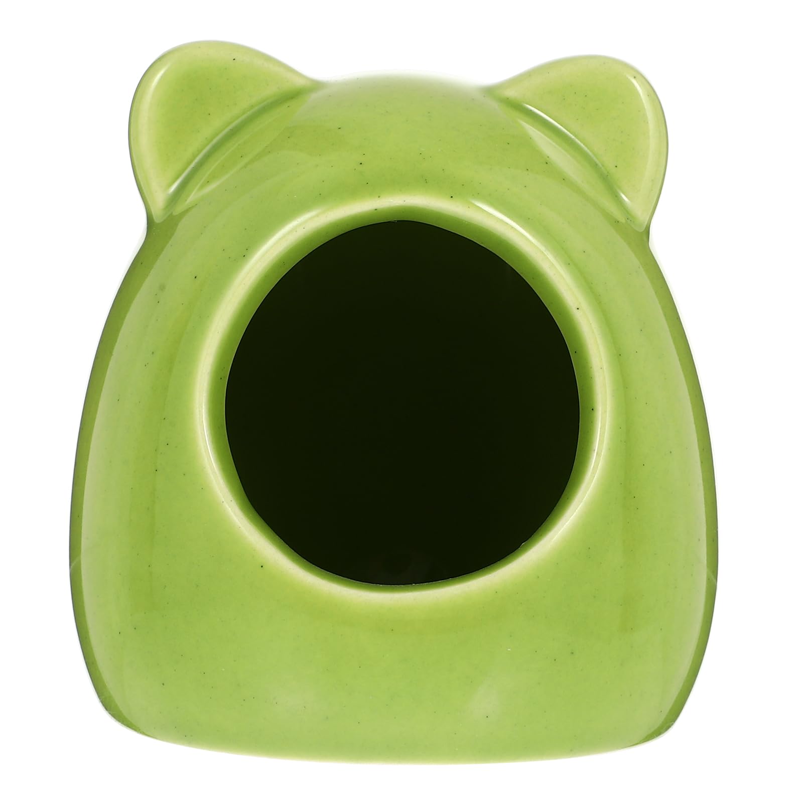 Balacoo Small Animal House, Ceramic Hamster Bedding Hideout Nest, Critter Bath for Chinchilla Hamster Rat Gerbils (Random Color)