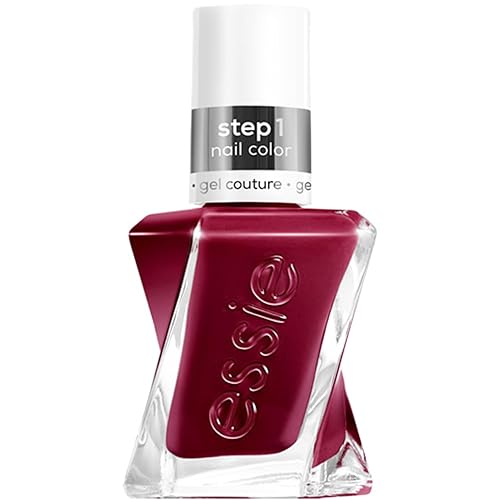 essie Gel Couture 2-Step Longwear Nail Polish, Gala-Vanting, Deep Red Nail Polish, 0.46 fl. oz. - Amazon deal for $8.52