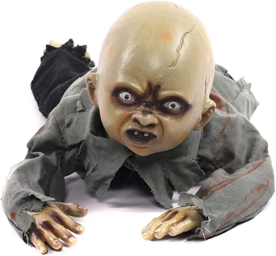 creepy rising animated doll