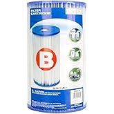 Intex Swimming Pool Easy Set Type B Replacement Filter Pump Cartridge (10 Pack)