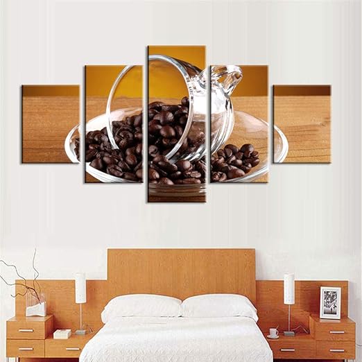 Pintura De La Lona Arte De La Pared Impresiones En Hd Cafe Dulce 5