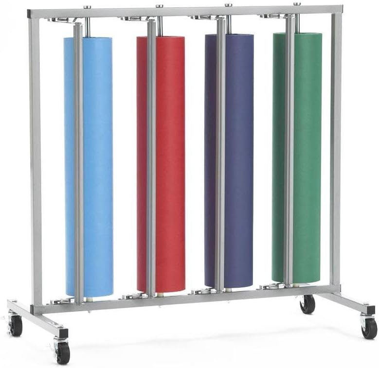 TableTop King R998 36" Vertical Four Roll Paper Rack - Assembled