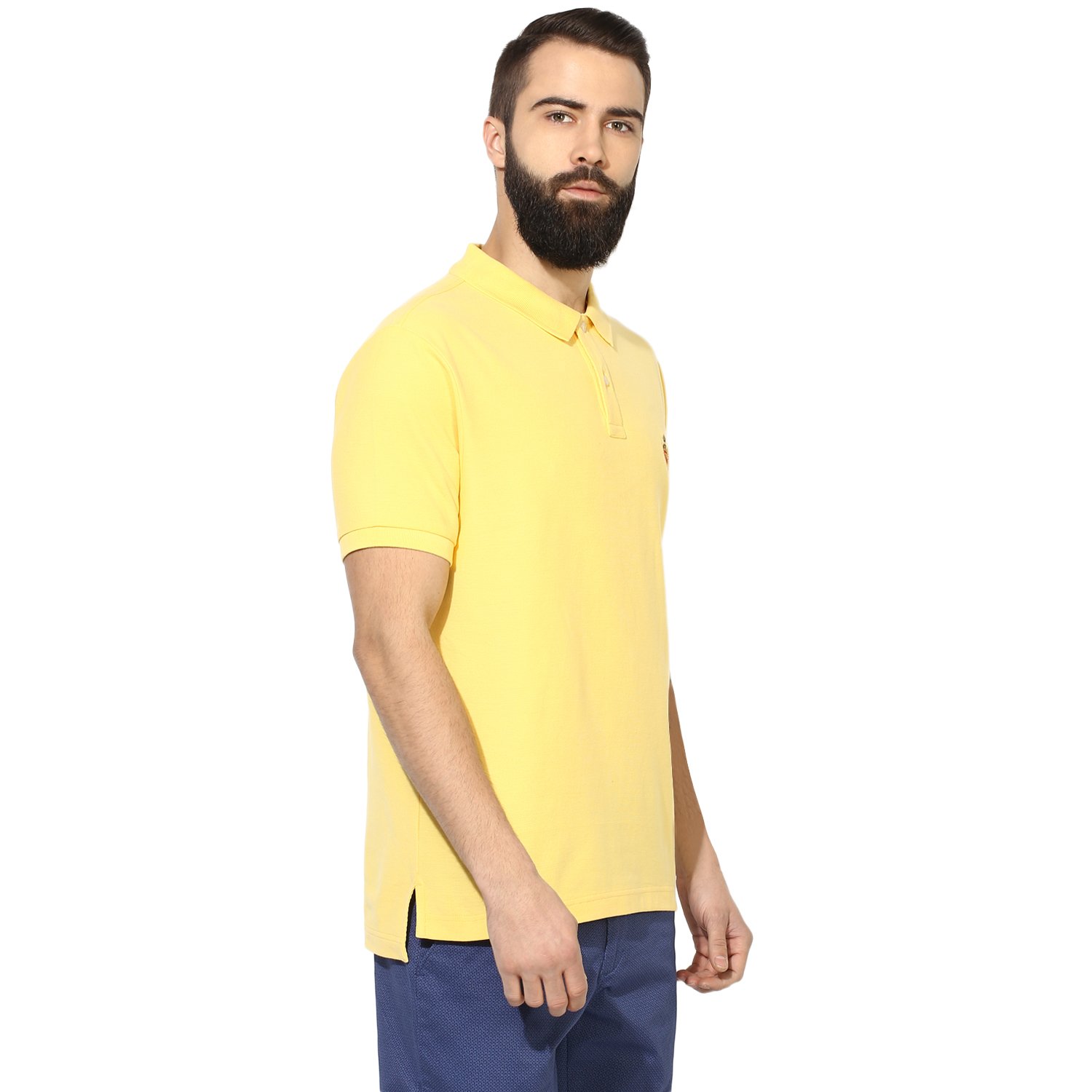 red tape men's solid regular fit t-shirt