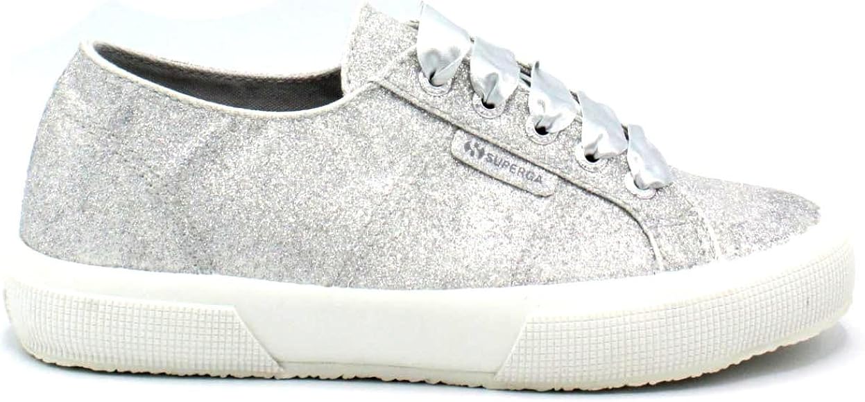 superga silver trainers uk