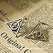 Alloy Handmade Harry Potter Deathly Hallows Dangle Earrings (Bronze)