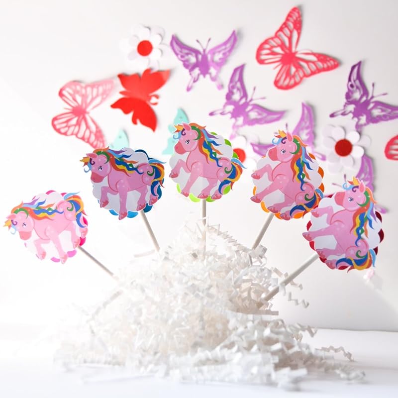 amazoncom unicorn cupcake toppers unicorn decorarion handmade