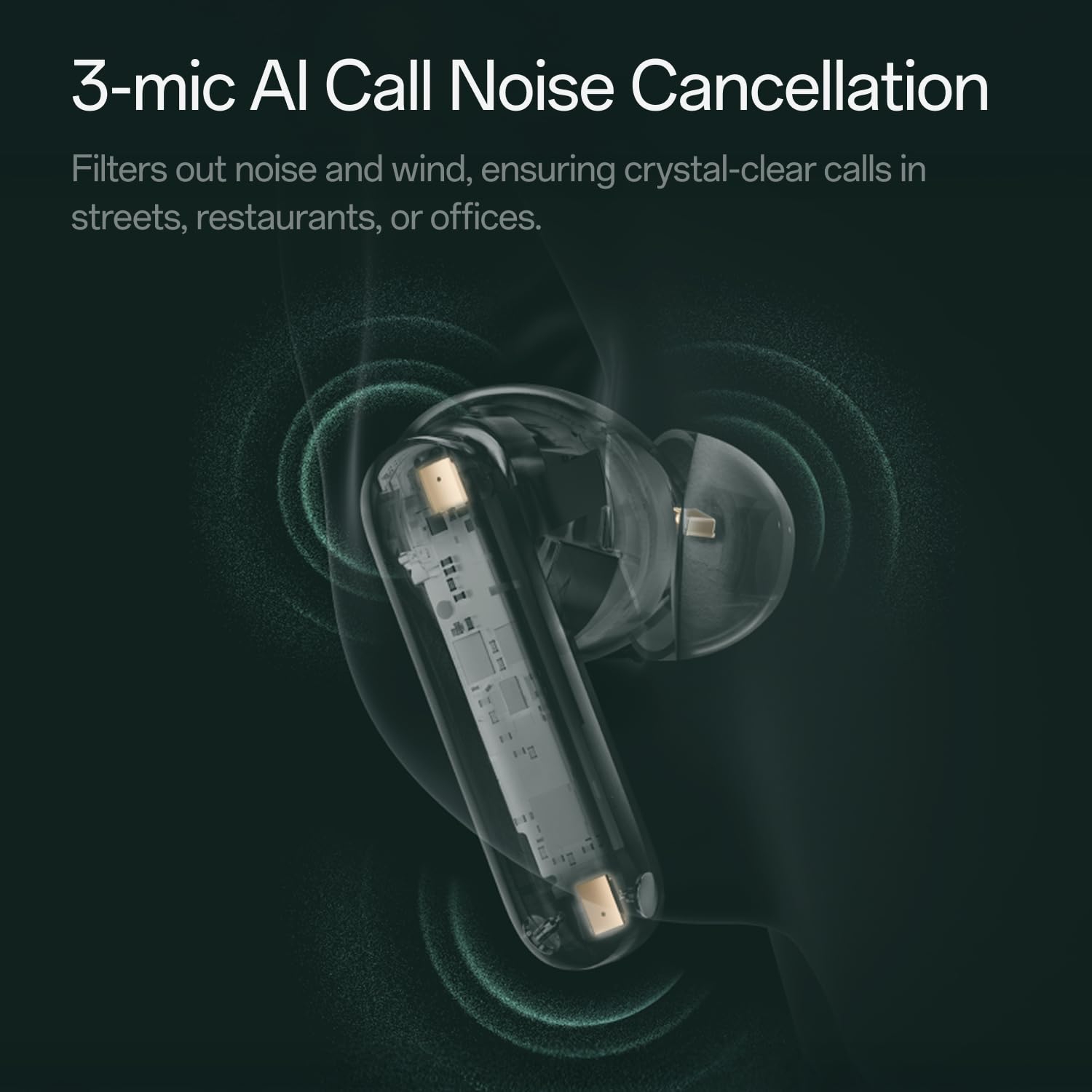 Auriculares inalámbricos Bluetooth OnePlus Buds 4, Zen Green, E513A, intrauditivos, verdaderamente inalámbricos con cancelación activa de ruido