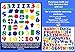 Felt Numbers & Geometric Shapes 144 Piece Set for Felt Board Early Learning by Wildflower Toys