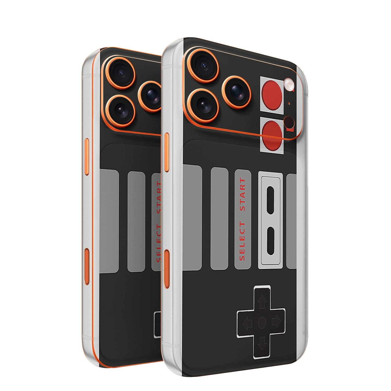 Photo 1 of 2 Pack of Phone Skins for Apple iPhone 17 Pro Max - Retro Gamer 3| Protective Vinyl Covers | Matte Finish | Made in The USA by MightySkins