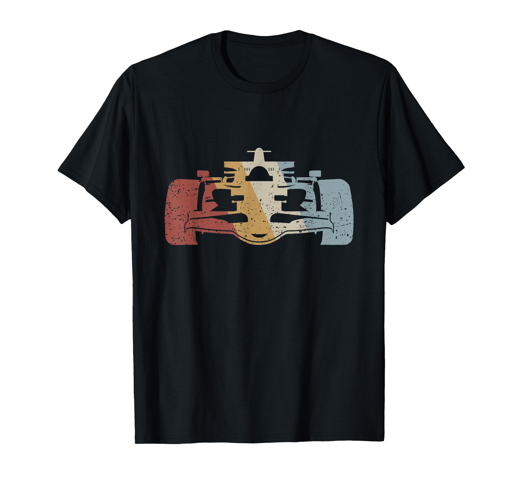 Photo 1 of **WHITE** Racing Car Retro Style Vintage T-Shirt