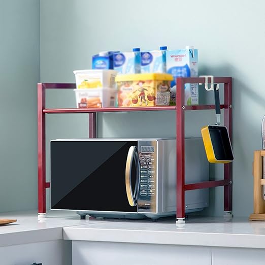 PENGFEI Estante De Cocina Microondas Rejilla del Horno Piso De Pie ...