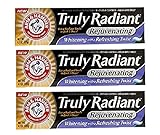 4.3oz tubes of Truly Radiant Rejuvenating Whitening with a Refreshing Twist Toothpaste by Arm & Hammer by Truly Radiant