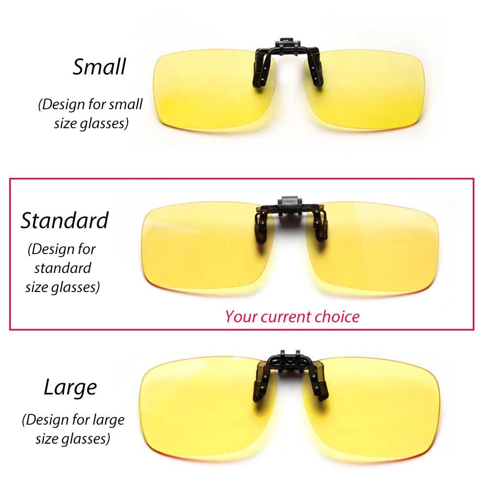 standard size for sunglasses
