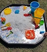 Easy Shopping Children Colour Small Mixing Tray Plastic Black 70cm Tray view 2
