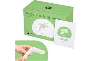 Tongueclear Finger Teeth Wipes for Adults, 60pcs, Oral Brush ups for Teeth Cleaning, Deep Cleaning Teeth Wipes, Gum Cleanning, Teeth Whitening Wipes, Oral mucosa Cleaner, Mint Flavor
