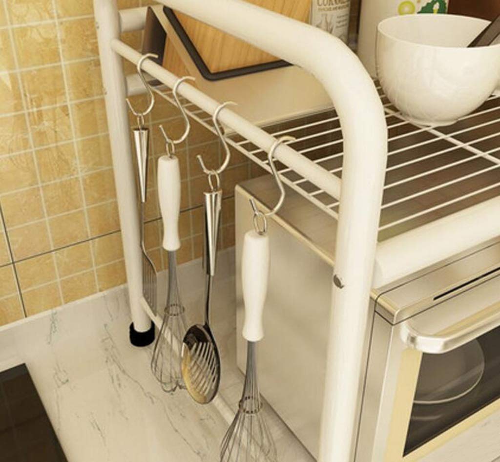 XJRHB Estante, Estante de la Cocina Piso Horno de microondas ...