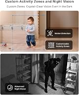 Tapo C210 2K 3MP Pan Tilt WiFi Indoor Security Camera Alexa Google Night Vision view 4