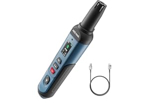 AEGTEST AGT-1988 Rechargeable Natural Gas Detector, Gas Leak Detector with TFT Display, 0.5s Response, 0–9999PPM Range, Porta