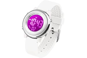 cofuo Kids Digital Sport Waterproof Watch for Girls Boys, Kid Sports Outdoor LED Electrical Watches with Luminous Alarm Stopwatch Child Wristwatch