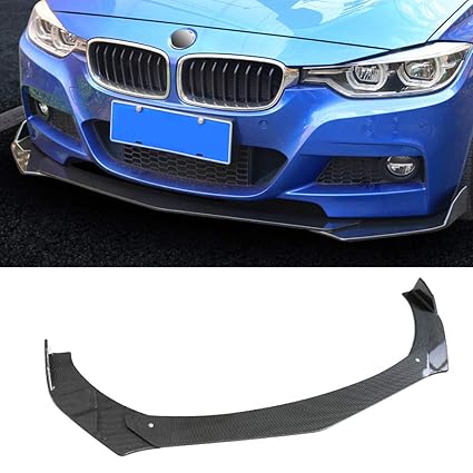 Kyostar 3pc Universal Front Bumper Lip Body Kit Spoiler Gt Style Abs Front Bumper Lip Spoiler Wing Body Fits For Honda Civic Nissan Bmw Mercedes Audi Infiniti Toyota Carbon Fiber Pattern Amazon In Car Motorbike