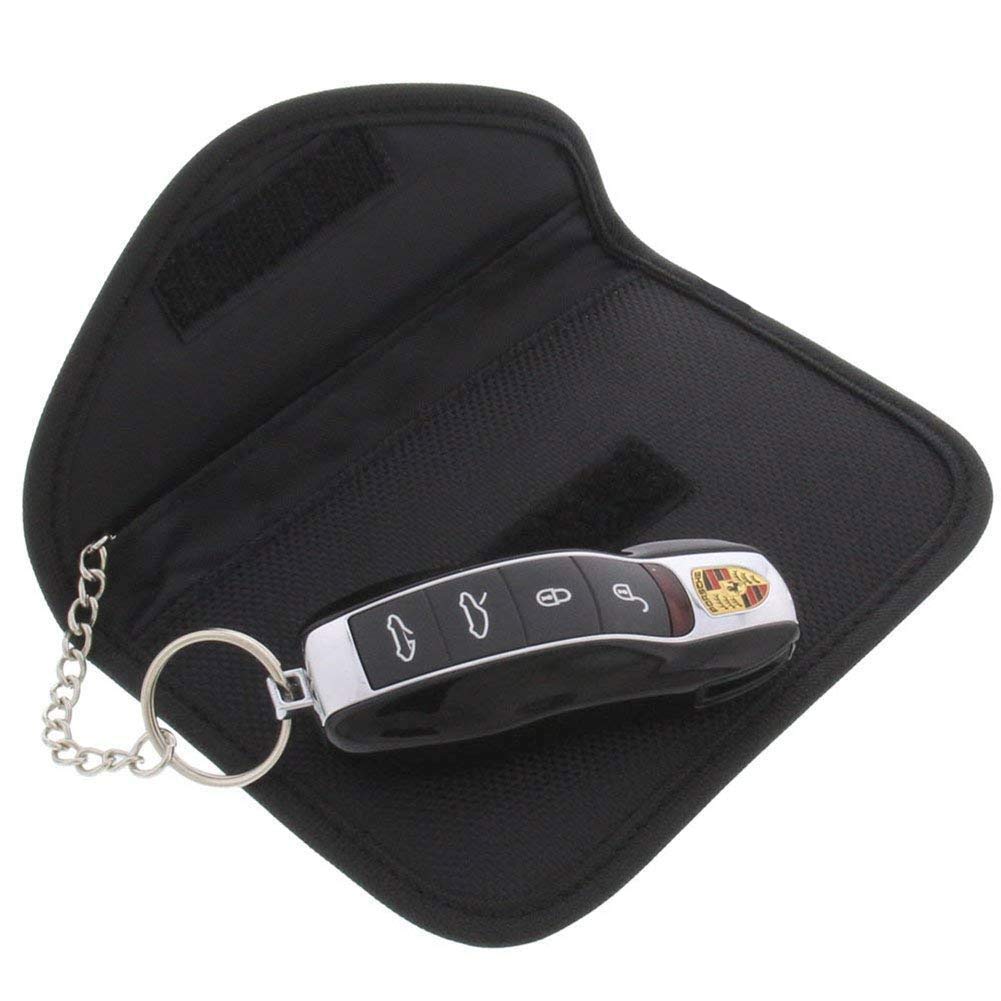 Keyless Go Schutz Autoschlüssel, ZOORE Aktualisierte Version Schutz Autoschlüssel Hülle & Zhülle Kreditkarte RFID Faraday Tasche, Verhindern Sie den Diebstahl Ihres Autos, RFID/NFC/WLAN/GSM/ Blocker
