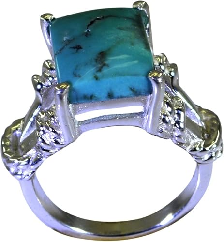 55carat Natural Turquoise Ring Sterling Silver Prong Style Rectangle Birthstone Size 5 6 7 8 9 10 11 12 Amazon Com 55carat Natural Turquoise Ring Sterling Silver Prong Style Rectangle Birthstone Size 5 6 7 8 9 10 11 12 Amazon Com