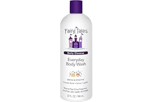 Fairy Tales Daily Cleanse Everyday Kids Body Wash - Soap for Bath or Shower, Body Wash For Kids With Clean and Natural Ingredients, Delicious Pear Citrus Scent – 32 oz.
