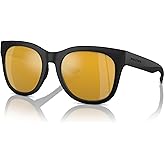 Native Woman Sunglasses Matte Black Frame, Bronze Reflex Polarized Lenses, 55MM