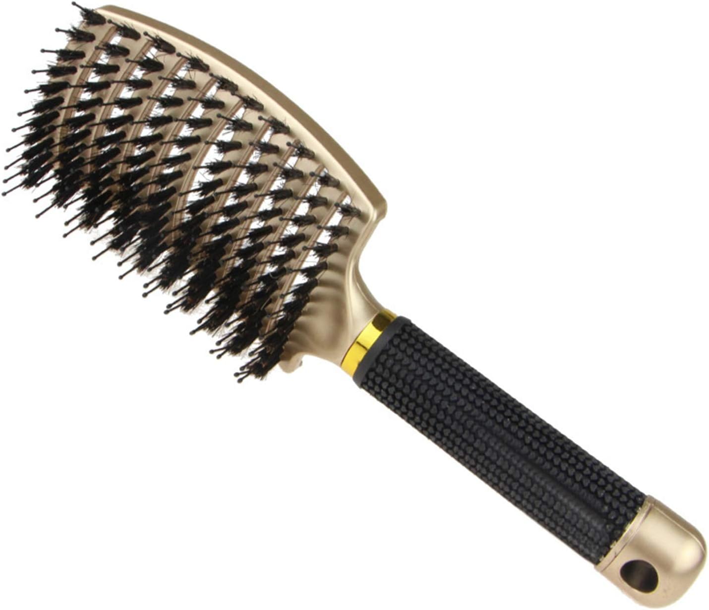 Lopbinte Boar Bristle Hair Brush-Curved And Vented Detangling Hair Brush For Women Long,Thick,Thin Curly Hair Vent Brush Gift Kit,1 pcs