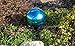 Lily's Home Glass Gazing Ball Mirror Ball Garden Ball in Blue - 10 Inch