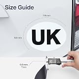 ZAVIA Magnetic Car Badge Europe Pack of 2 178x133mm Waterproof view 2