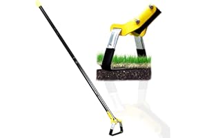 DonSail Hoe Garden Tool - Scuffle Garden Hula Hoes for Weeding Gardening Long Handle Heavy Duty - Adjustable Weeding Loop Sti