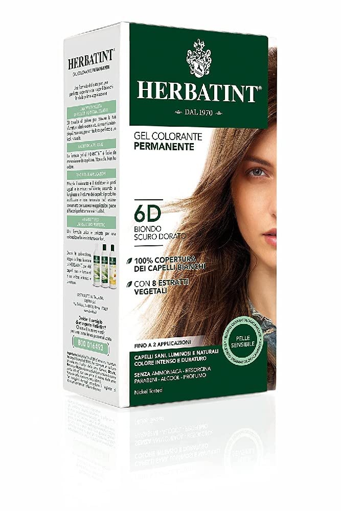 Herbatint | Hair Dye 6D Dark Golden Blonde