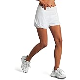 M MOTEEPI Womens High Waisted Running Shorts with Liner Athletic Sports Shorts with Phone Pockets Double Layer