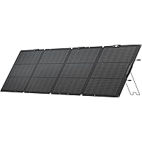 EF ECOFLOW 220 Watt Foldable Portable Solar Panel, Up to 25% Energy Conversion Efficiency, Adjustable Kickstand, IP68 Waterpr