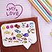 KeNeer 1500+ Stickers for Kids Including Number Emoji Animals Cars Food Flowers Music Pets and More Cute Pattern - Stickers for Kids or Teachers