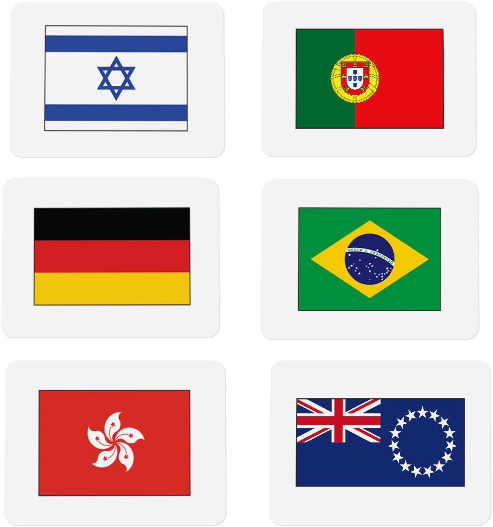 Collection of Country Flags Educational Flashcards (Premium full set), White, Standard poker size (89 x 63.5 mm) - Image 4