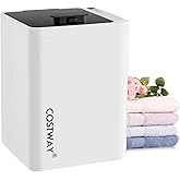 COSTWAY 23L Towel Warmer for Bathroom, Large Blanket Warmer with Top Lid, 15-90Min Timer & Overheat Protection, Quick Heating
