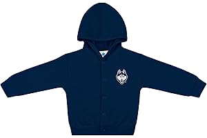 Creative Knitwear College Baby Snap Hooded Jacket - Team Logo, Multiple Colors, for Boys & Girls, (0-24 Months)