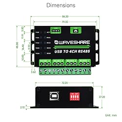 Waveshare Industrial USB to 4Ch RS485