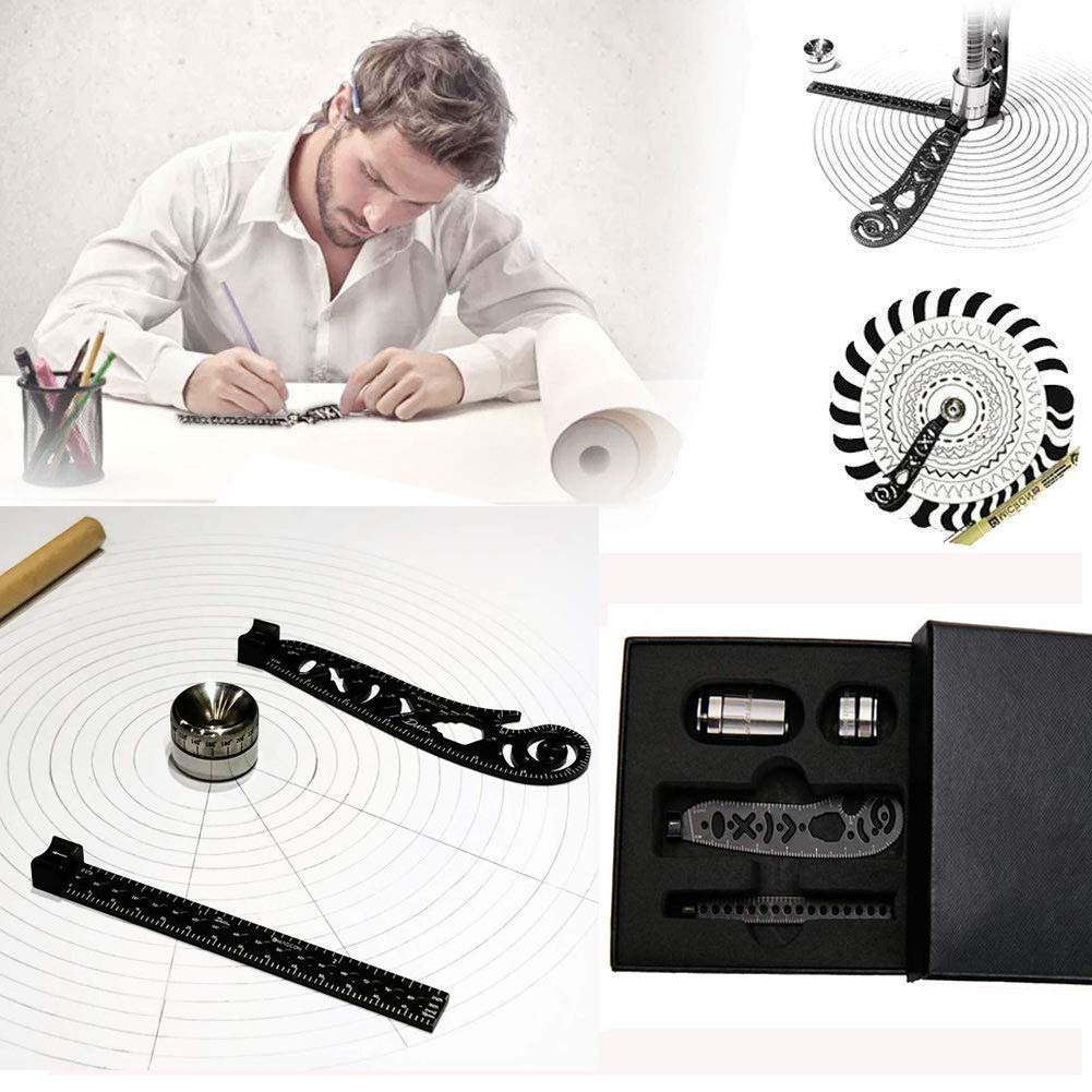 Buy The Most Versatile Magcon Tool Design Drawing Curved Metallic Ruler ...