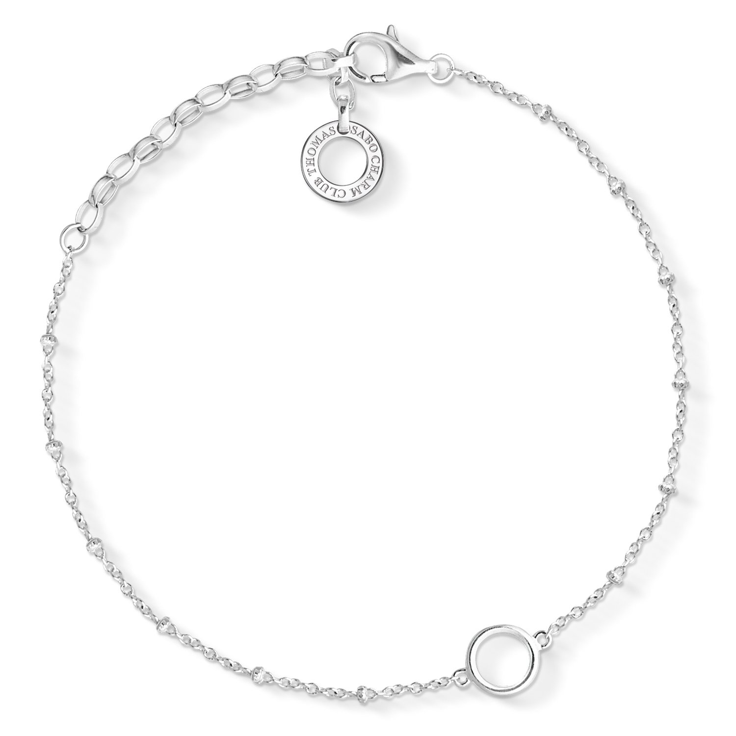 Thomas Sabo Women Charm Bracelet Charm Club 925 Sterling Silver X0231-001-12