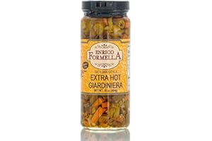 Enrico Formella | Extra Hot Giardiniera | Italian - Chicago Style Hot Pickled Vegetables 16oz.
