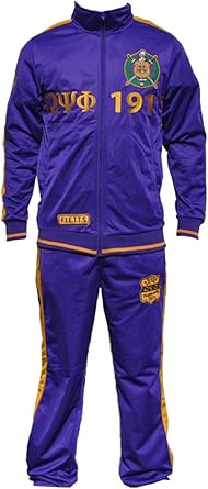 purple jogging suit