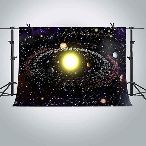 Amazoncom Mtmety 10x7ft Fantasy Starry Solar System