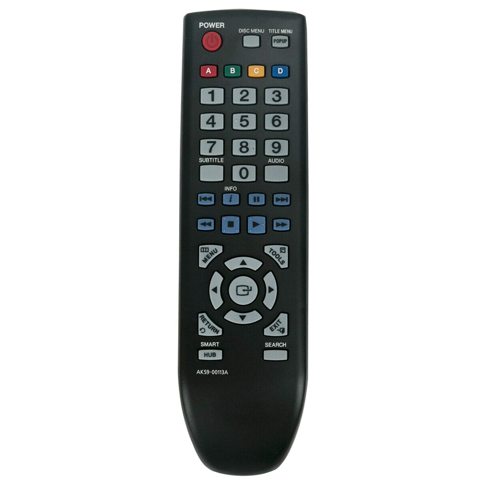 VINABTY AK59-00113A Replacementment IR Remote Control Fit for Samsung Blu-ray Disc Player BD-D5300 BD-D5250C