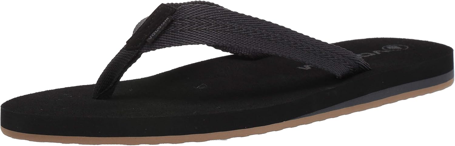 Volcom Men's Daycation Textile Flip Flop Sandal: Shoes