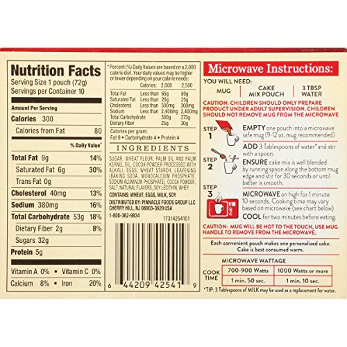 1 Duncan+Hines+Perfect+Chocolate+individual