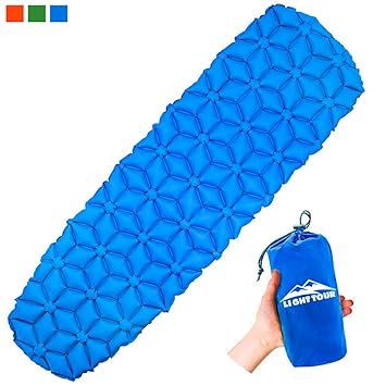 TZ Isomatte Camping Schlafmatte Aufblasbare Luftmatratze Camping,selbstaufblasbare Matratze Outdoor tragbares Camping Isomatt