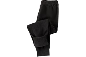 Kids Fleece-Lined Sweatpants Plain Thermal Winter Padded Joggers Pants Boys Girls Cotton Soft Warm Sweat Trousers